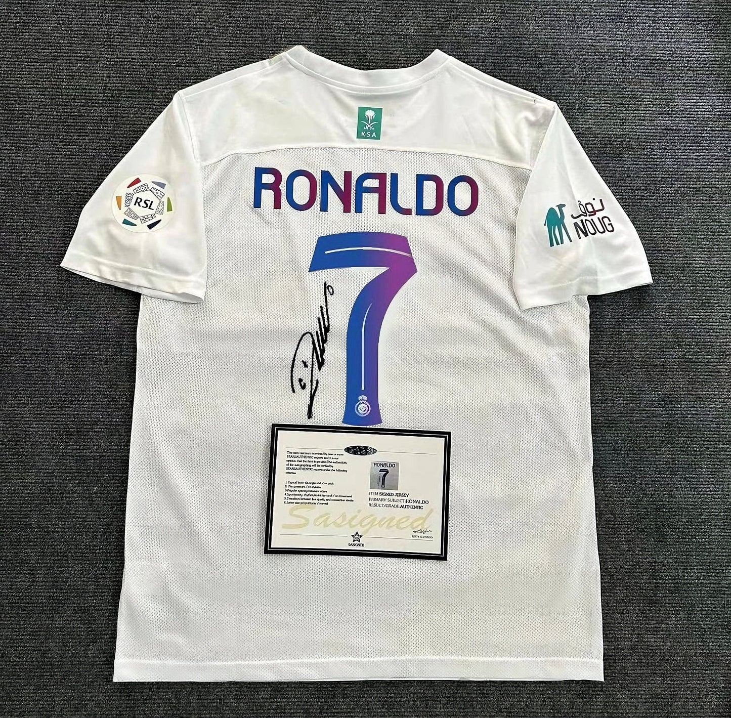 Al Nassr "Ronaldo" Signed Shirt