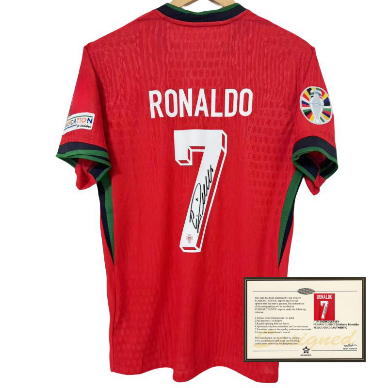 Cristiano Ronaldo 24 Portugal Signed Jersey