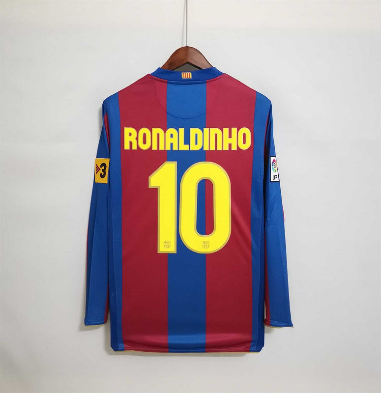 Barcelona 07-08 Long Sleeve Home Kit