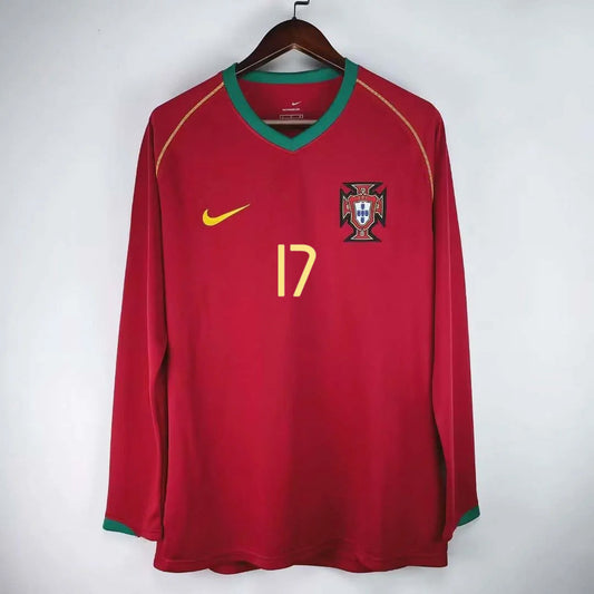 Portugal 2006-20077 Long Sleeve Home Kit