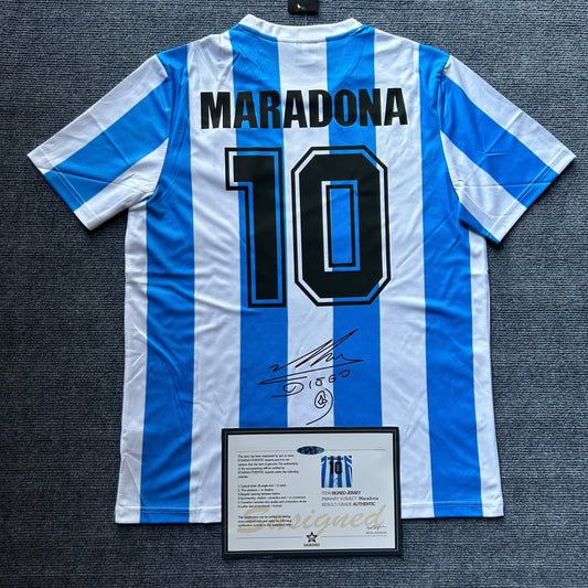 Argentina "Maradona" Signed Shirt