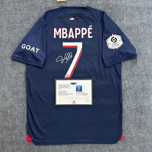 PSG "Mbappe" Signed Shirt