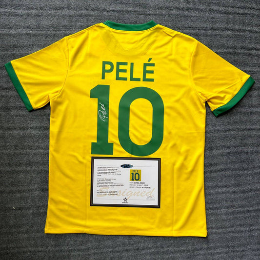 Brazil "Pele" Signed Shirt