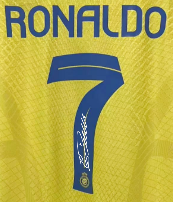 Ronaldo Al Nassr 23-24 Signed Jersey