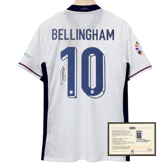 Bellingham England 24-25 Signed Jersey