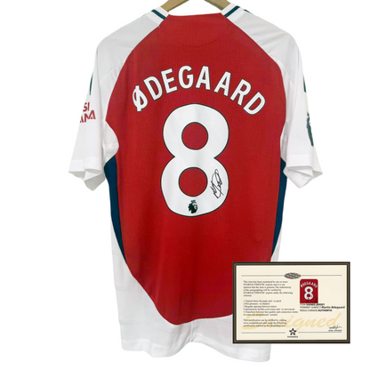 Ødegaard Arsenal 24-25 Signed Jersey