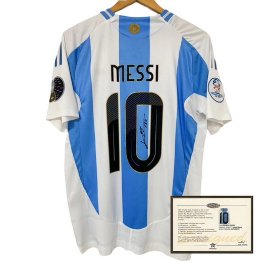 Messi Argentina 24-25 Signed Jersey