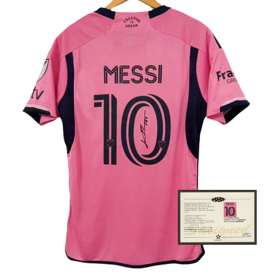 Messi Inter Miami 24-25 Home Signed Jersey