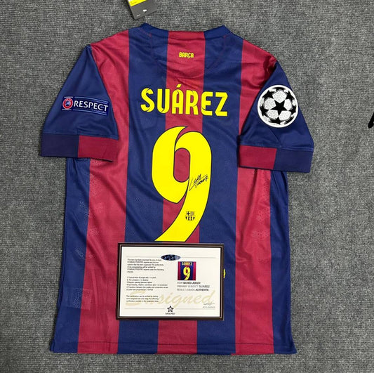 FC Barcelona "Suarez" Signed Shirt