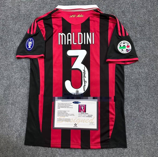 AC Milan "Maldini" Signed Shirt