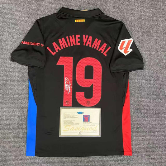 FC Barcelona  Away "Lamine Yamal" Signed Shirt